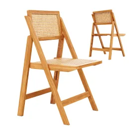 Zara Home The Rattan Wood Folding Chair